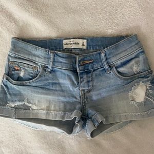 Girls Abercrombie jean shorts